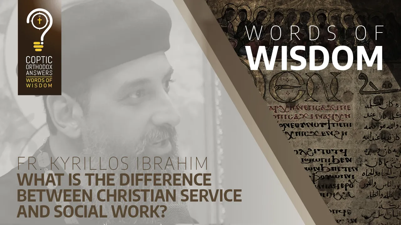 What is the difference between Christian service and social work?
