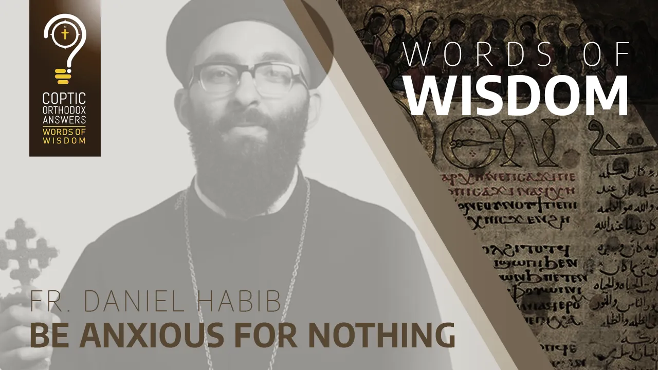 Be anxious for nothing